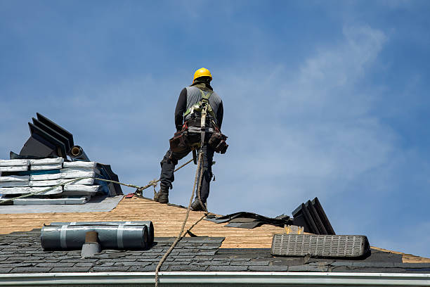 Professional Roof Replacement technician working in Flat Top, WV
